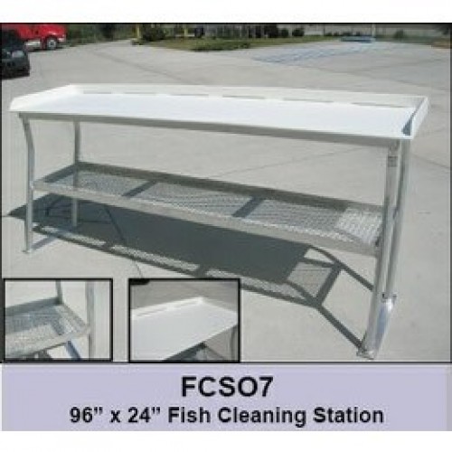 96" 4Leg Fish Cleaning Station