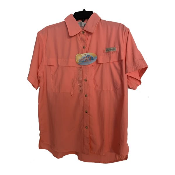 Columbia Women's Eddyline SS Shirt, Small / Roseate | Bee Clean Marine