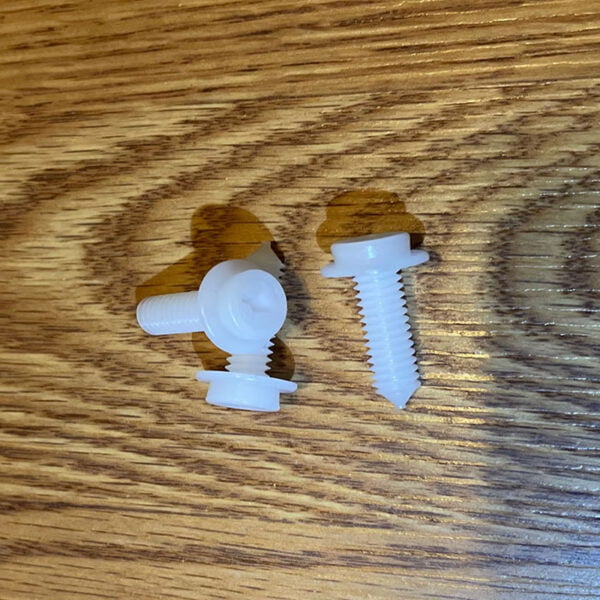 Snapit White Nylon Screwstuds